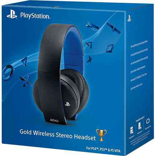 Наушники для PS4 Wireless Stereo Headset Black