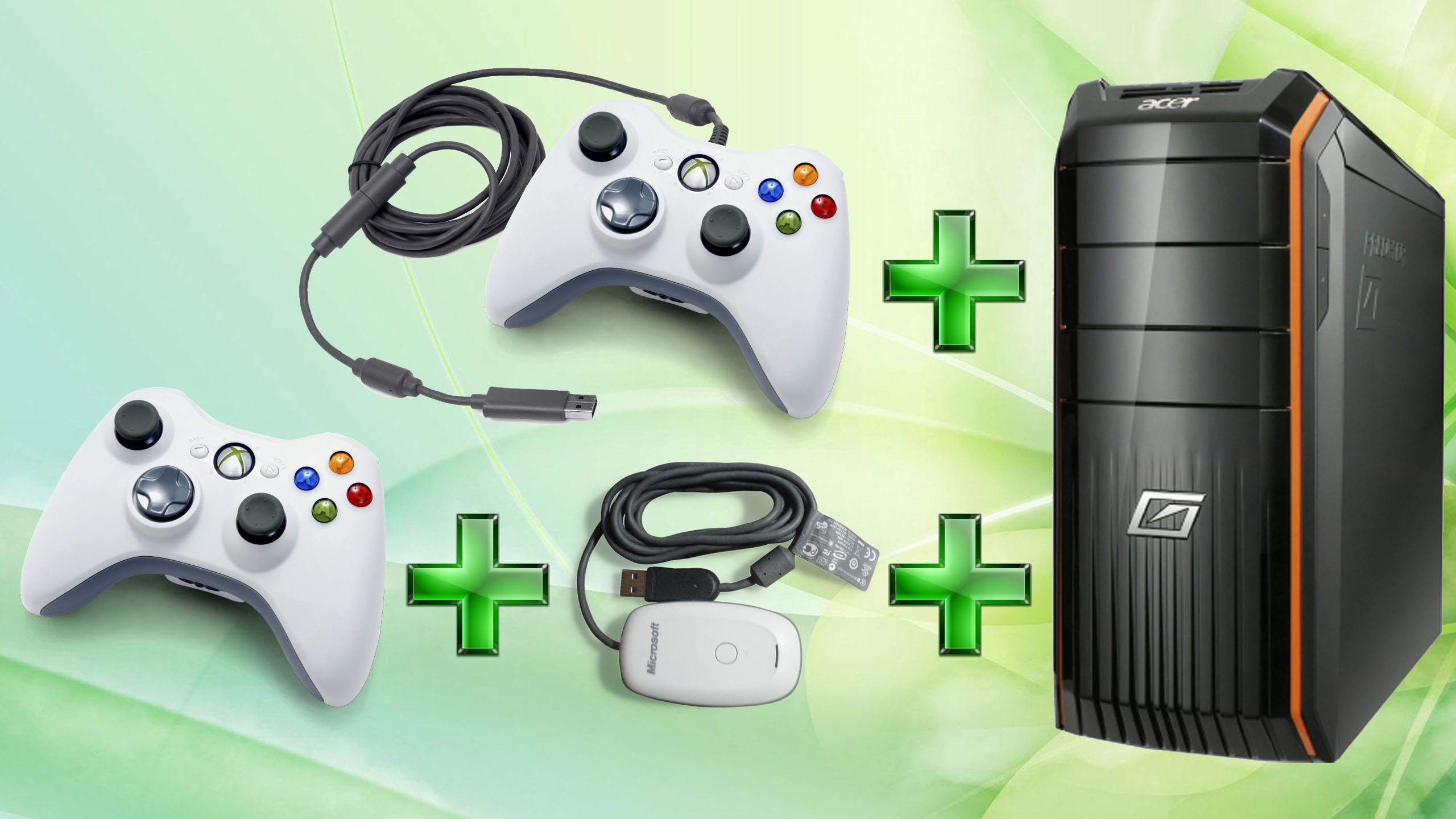 подключить контроллер Xbox 360 к ПК